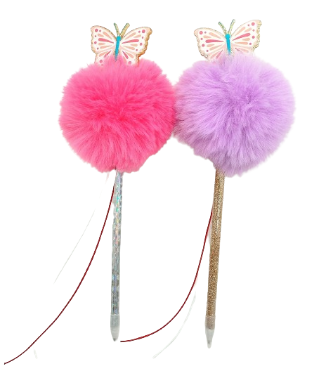 BUTTERFLY POMPOM PEN